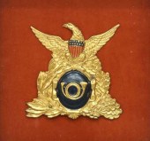 US CIVIL WAR EAGLE, SHIELD & B