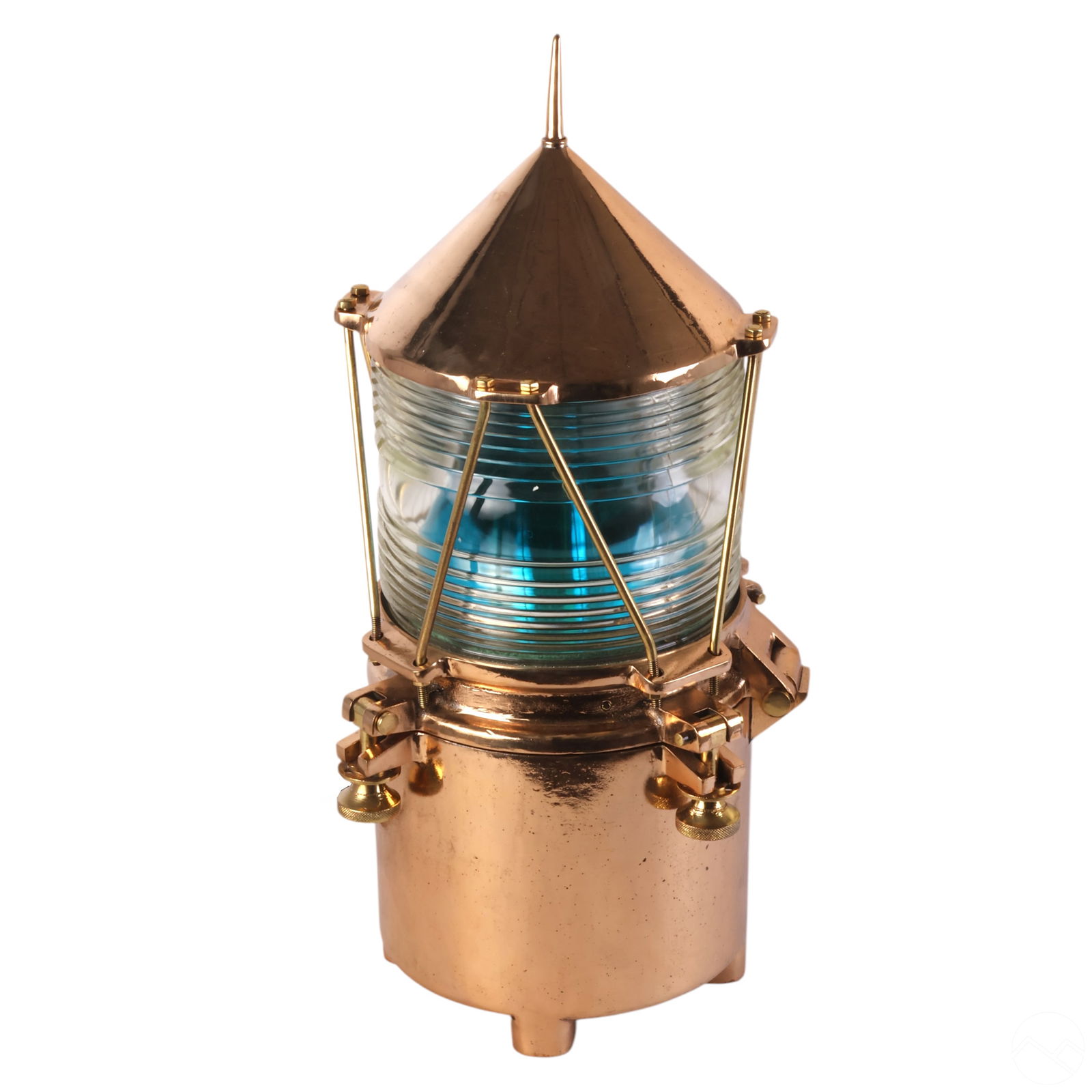 US COAST GUARD BRONZE & GLASS