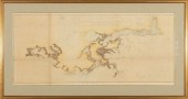 US COAST SURVEY MAP OF THE LOU