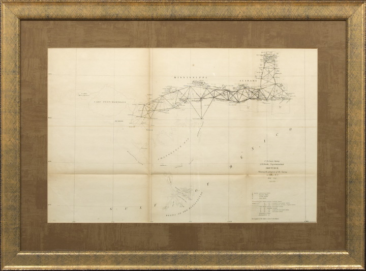 U.S. Coast Survey Office 1851 Map