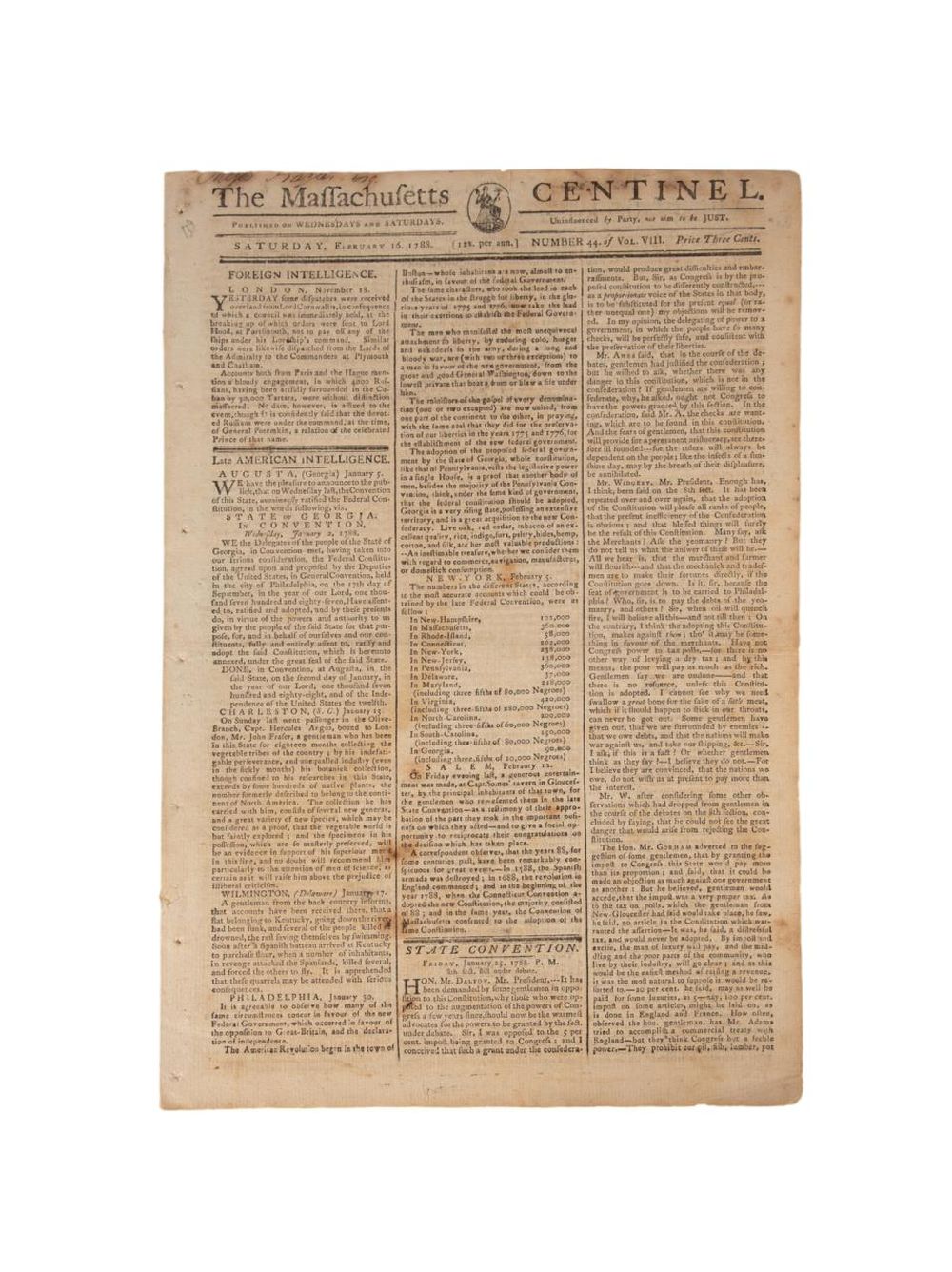 US CONSTITUTION, GEORGIA