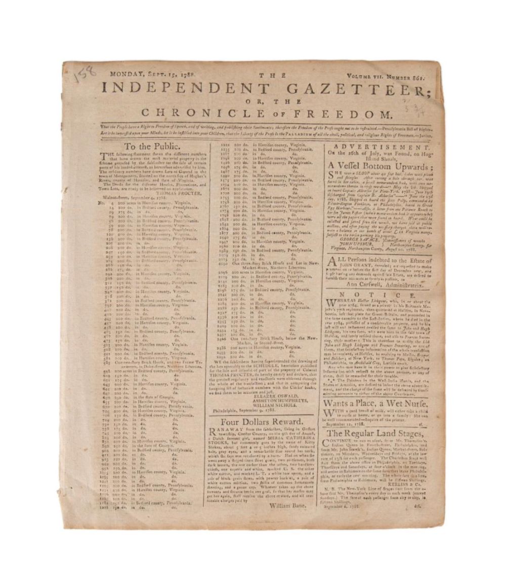 US CONSTITUTION, INDEPENDENT