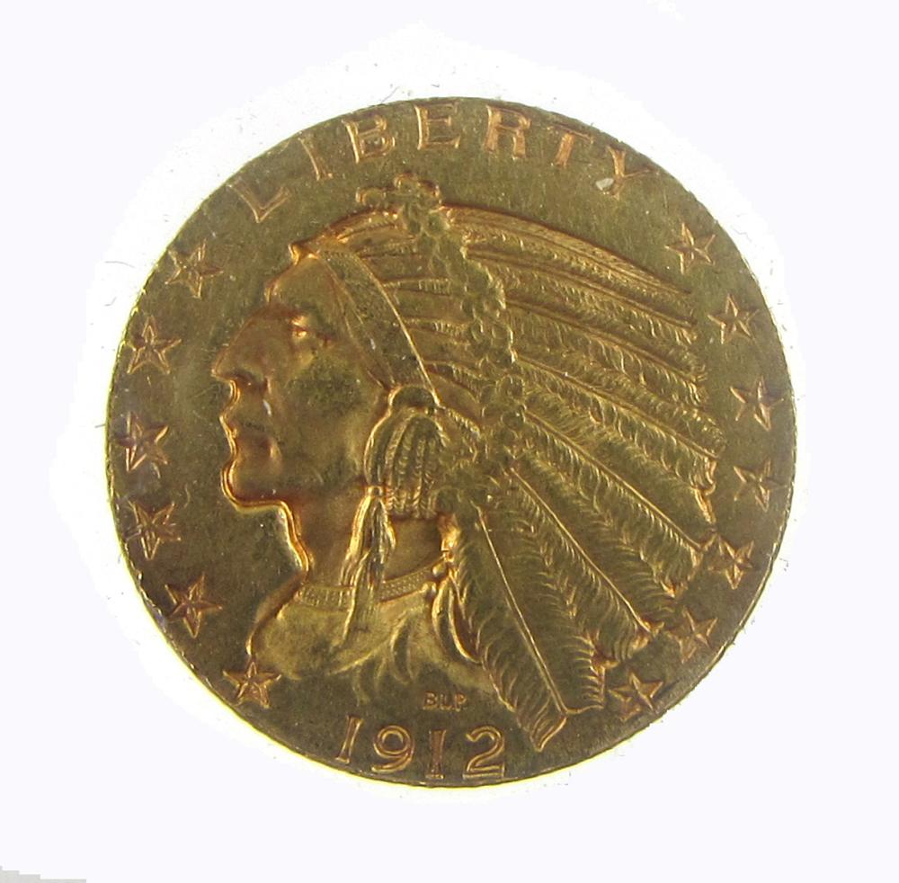 U.S. FIVE DOLLAR GOLD COIN,