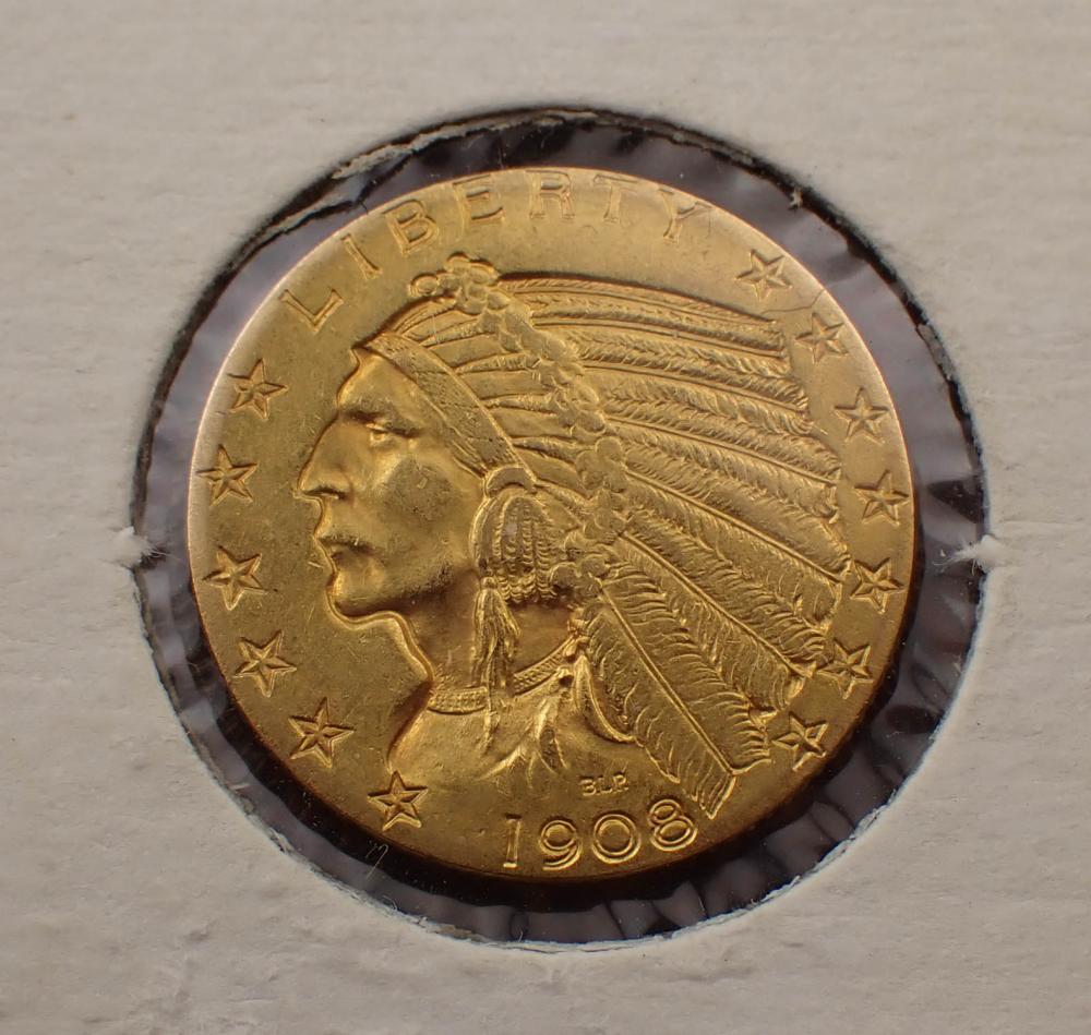 U.S. FIVE DOLLAR GOLD COINU.S. FIVE