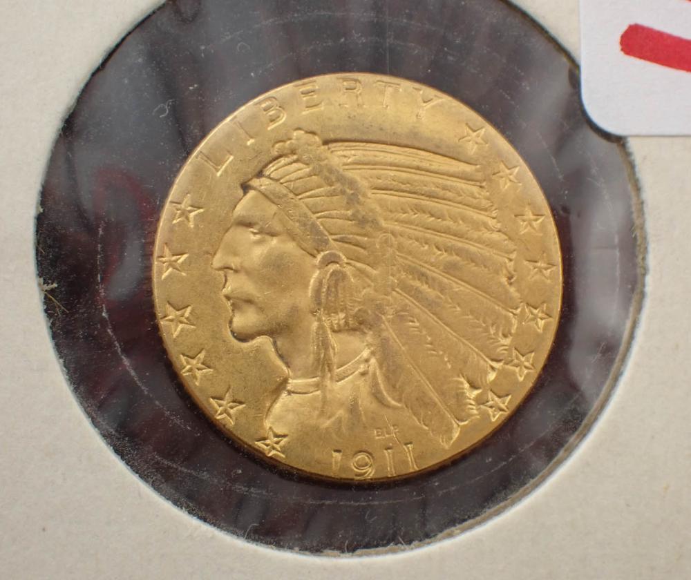 U.S. FIVE DOLLAR GOLD COINU.S. FIVE