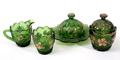 U.S. GLASS LOTA group of four