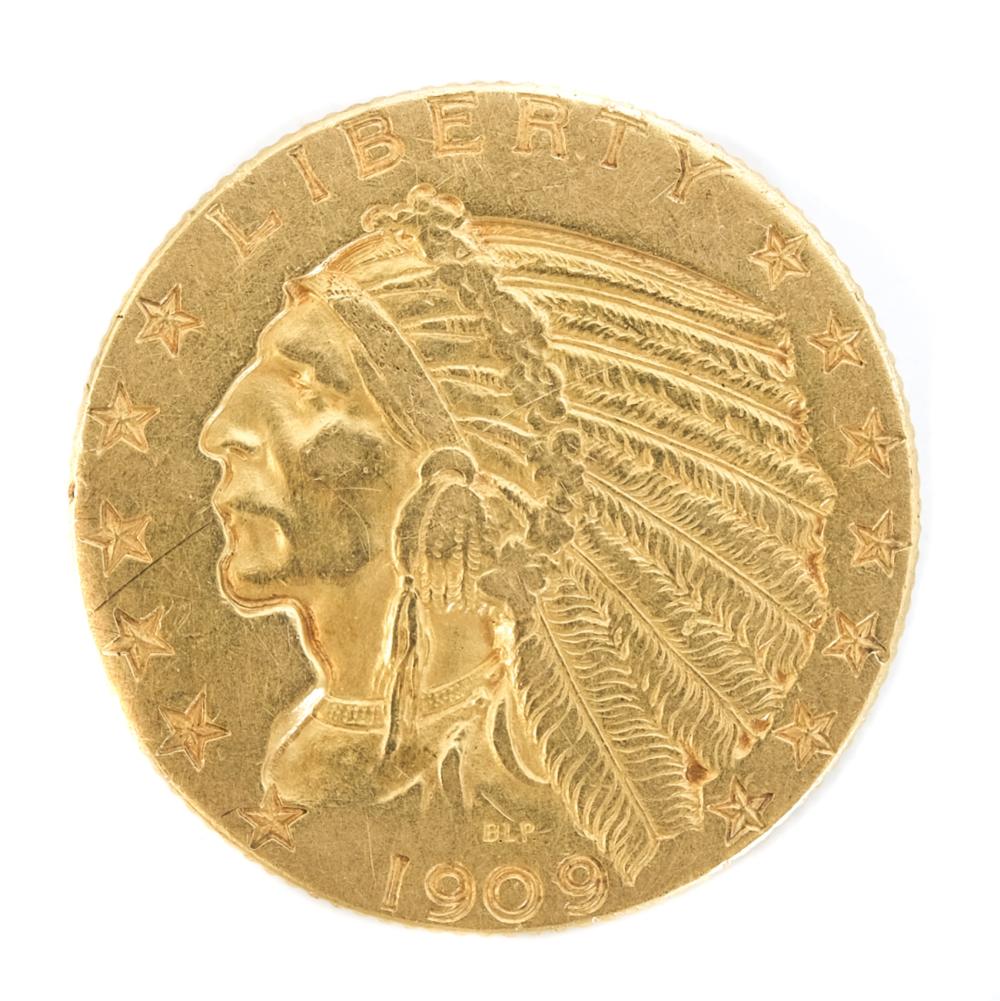 U.S. GOLD FIVE DOLLAR INDIAN HEAD