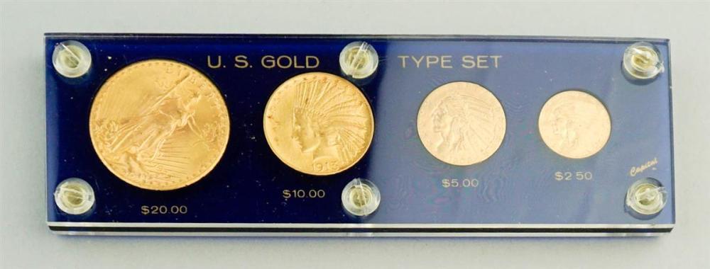 U.S. GOLD TYPE SET GOLD COIN