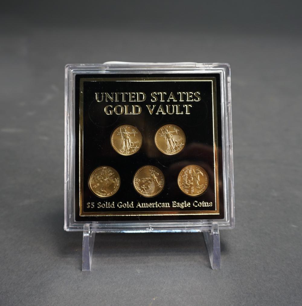 U.S. GOLD VAULT AMERICAN EAGLE $5