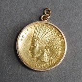 U.S. INDIAN HEAD 1910-D TEN DO