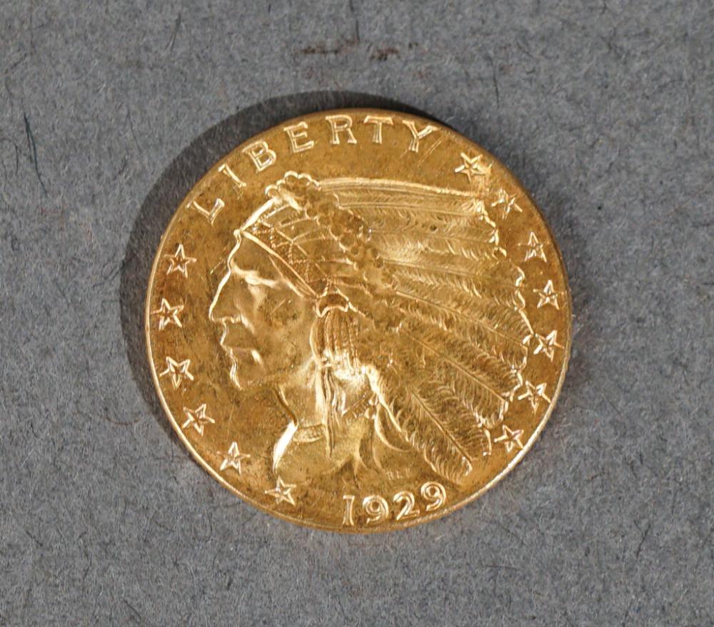 U.S. INDIAN HEAD 1929 2-1/2