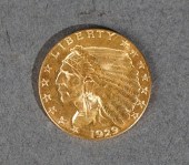 U.S. INDIAN HEAD 1929 2-1/2 DO