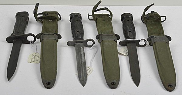 US Korean War M-4 Bayonets and