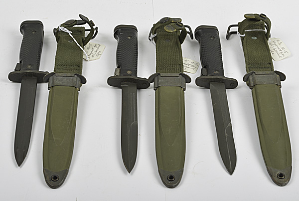 US Korean War M-5 Bayonets with
