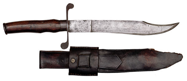 US Large Early Bowie Knife ca 1840.