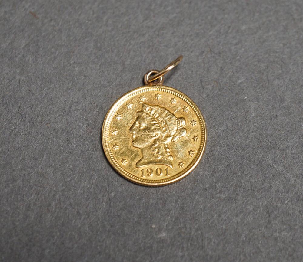 U.S. LIBERTY HEAD 1901 $2-1/2