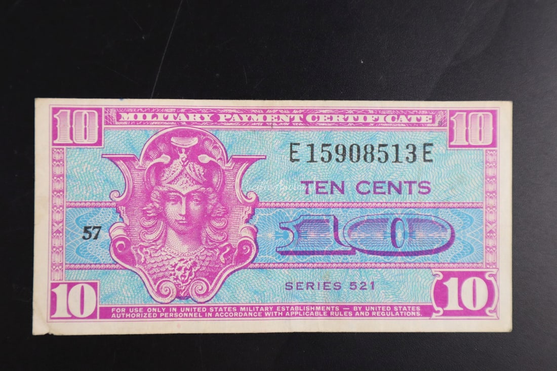 US MILITARY PAYMENT CERTIFICATE, 10