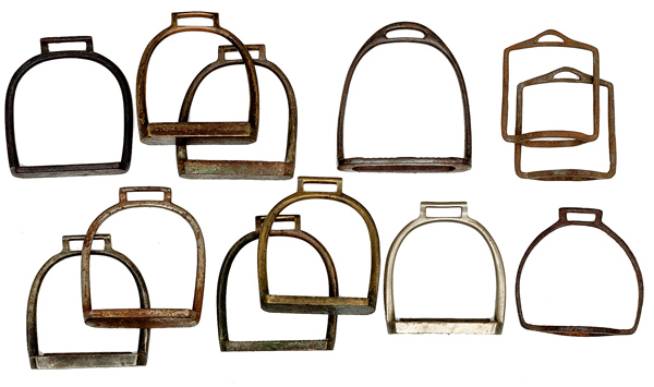 U.S. Military Stirrups Lot of Six