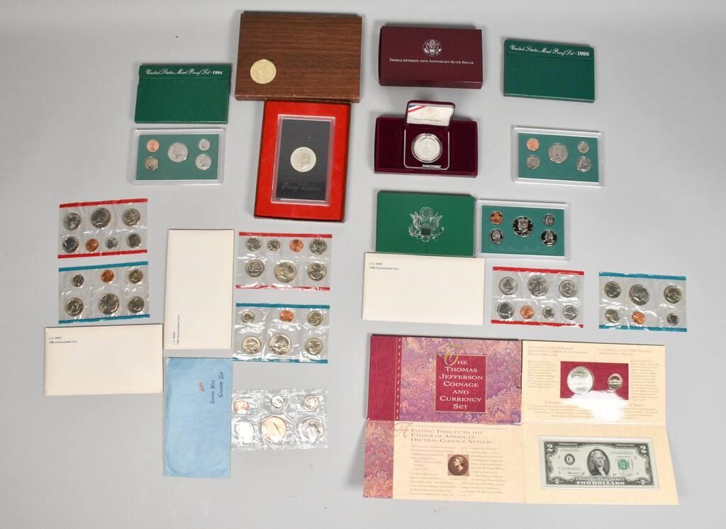 US MINT PROOF SETS JEFFERSON,