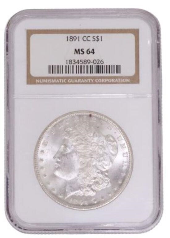 U.S. MORGAN CARSON CITY SILVER