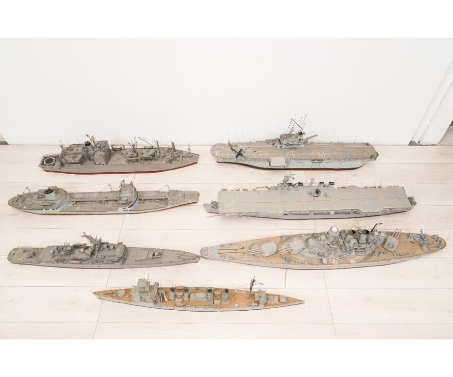 U.S. Naval Fleet scratch built from