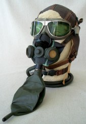 US NAVY AVIATOR LEATHER HELMET