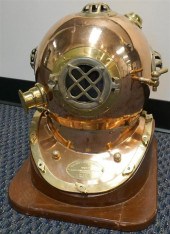 US NAVY DIVING HELMET MARK V O