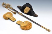 U.S NAVY SWORD, BICORN AND EPA