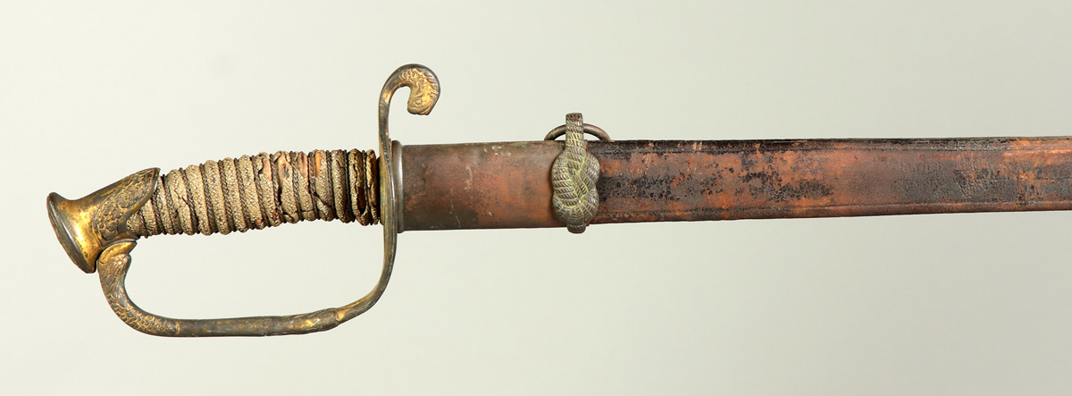 US Navy Sword Shark skin handled