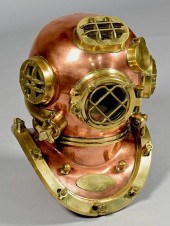 US NAVY WWII MARK V DIVE HELME