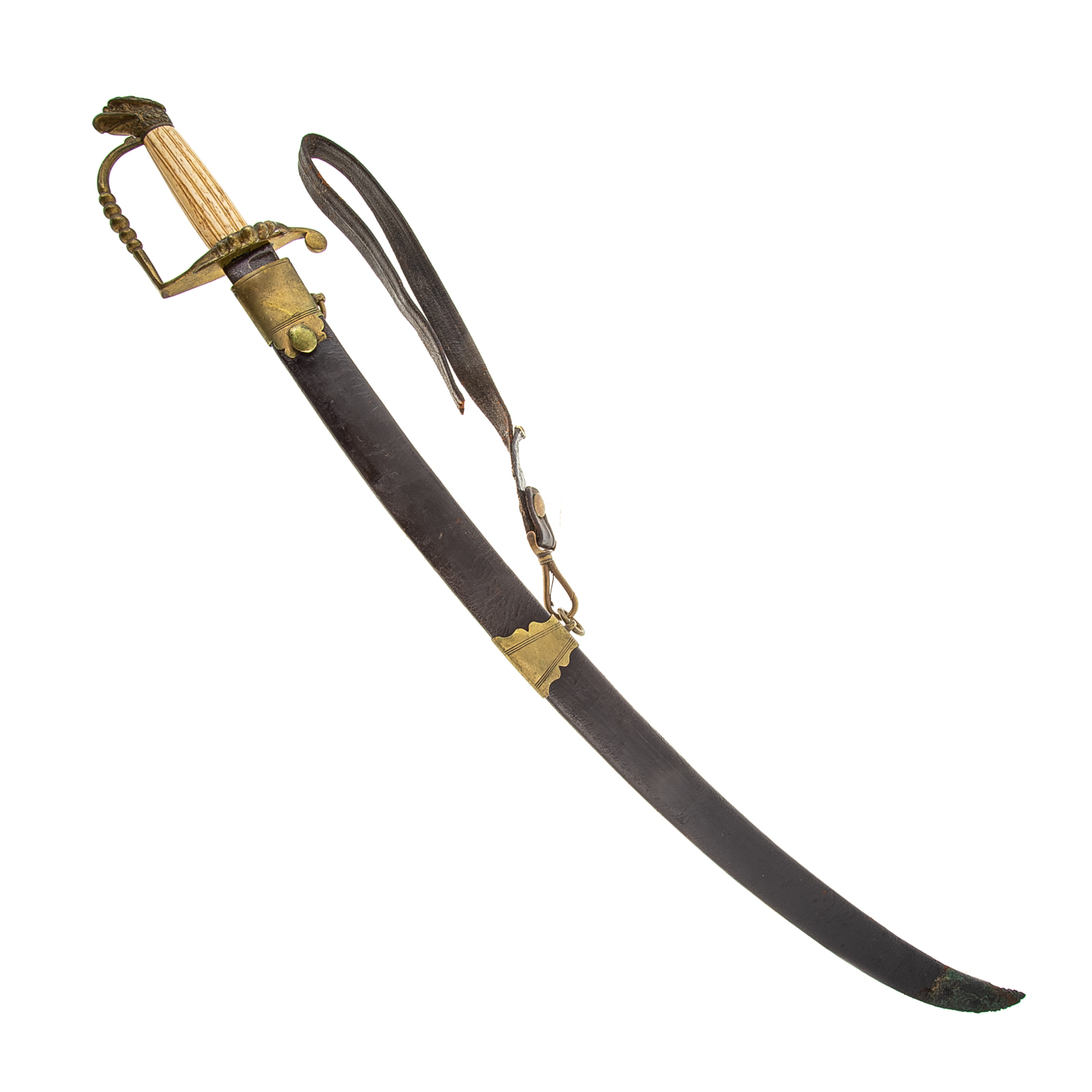 U.S. OFFICER'S SABRE, SCABBARD, WAR