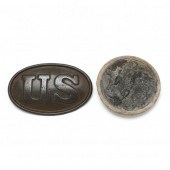 US OVAL BOX PLATE AND EAGLE BR