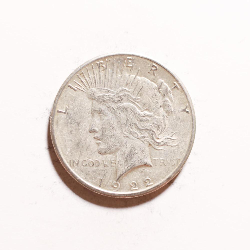 US PEACE DOLLAR 1922 - SUS Peace