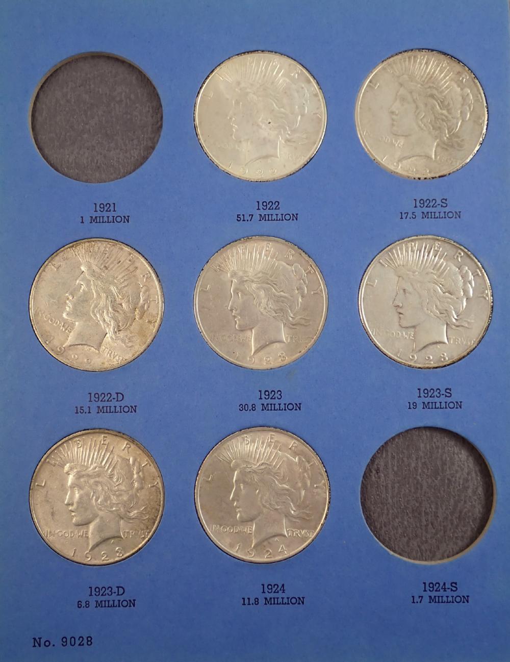U.S. PEACE TYPE SILVER DOLLAR