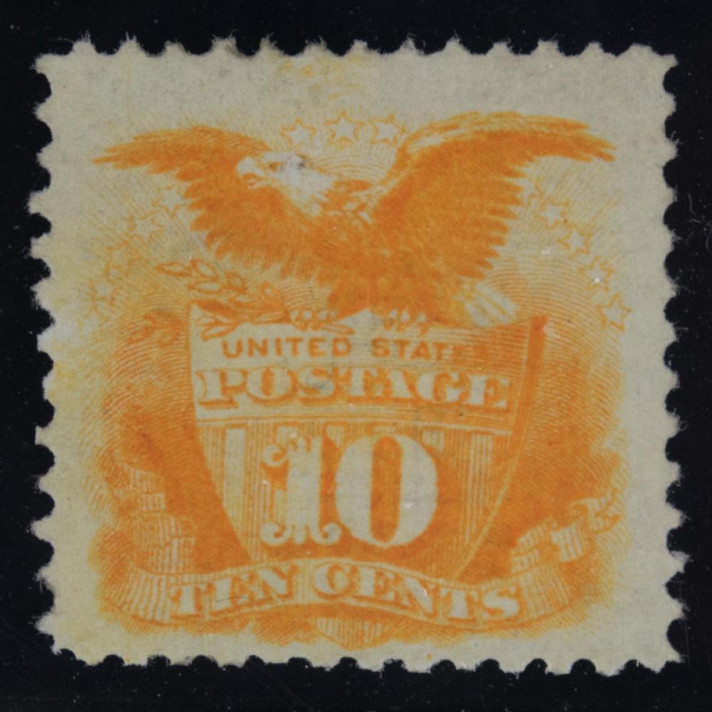 U.S. POSTAGE STAMP, 10C YELLOW