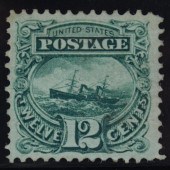 U.S. POSTAGE STAMP, 12C GREEN