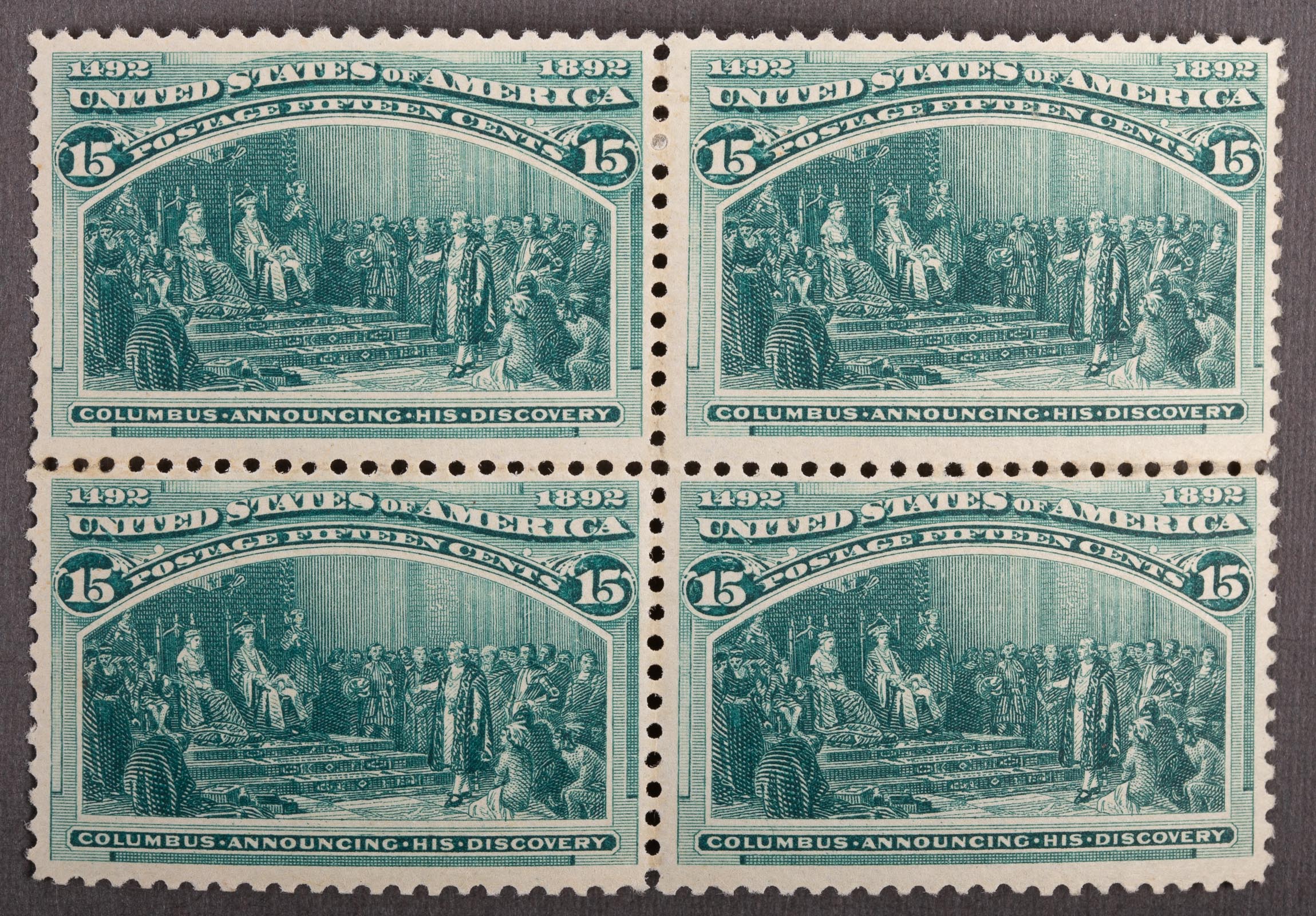 U.S. POSTAGE STAMPS: 15 C.