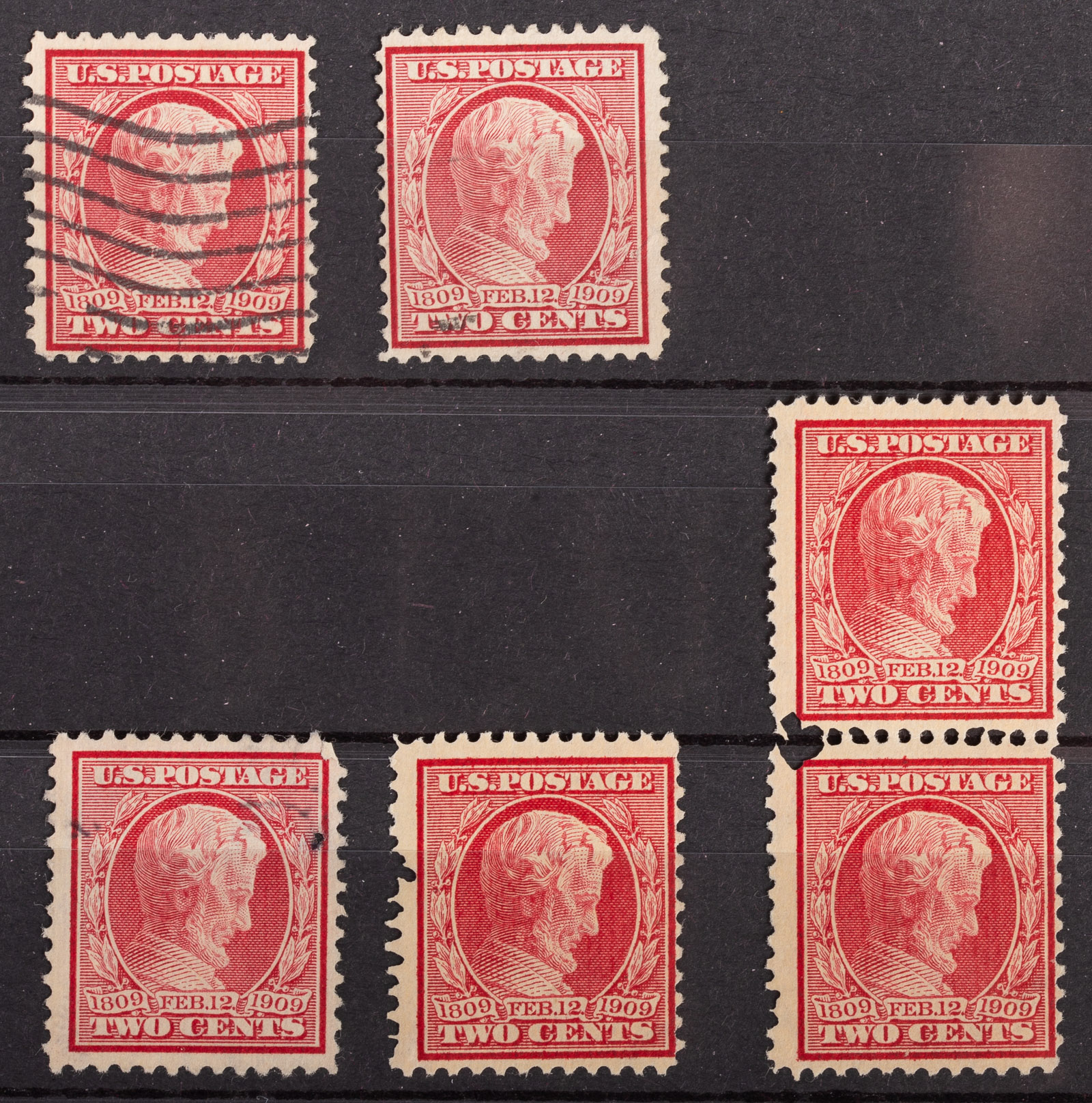 U.S. POSTAGE STAMPS: LINCOLN