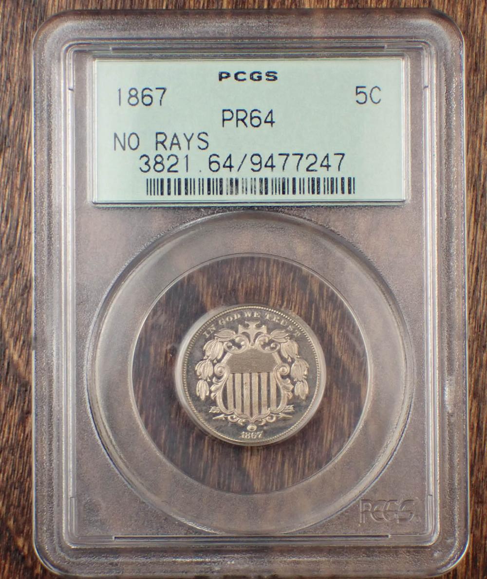 U.S. PROOF SHIELD NICKELU.S.