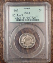 U.S. PROOF SHIELD NICKELU.S. P