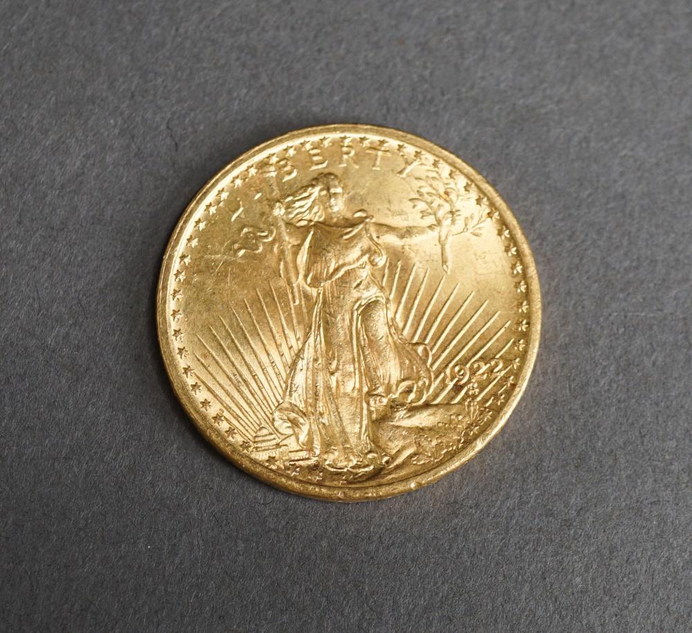 U.S. SAINT GAUDENS 1922 TWENTY