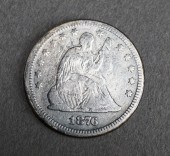 U.S. SEATED LIBERTY 1876 SILVE