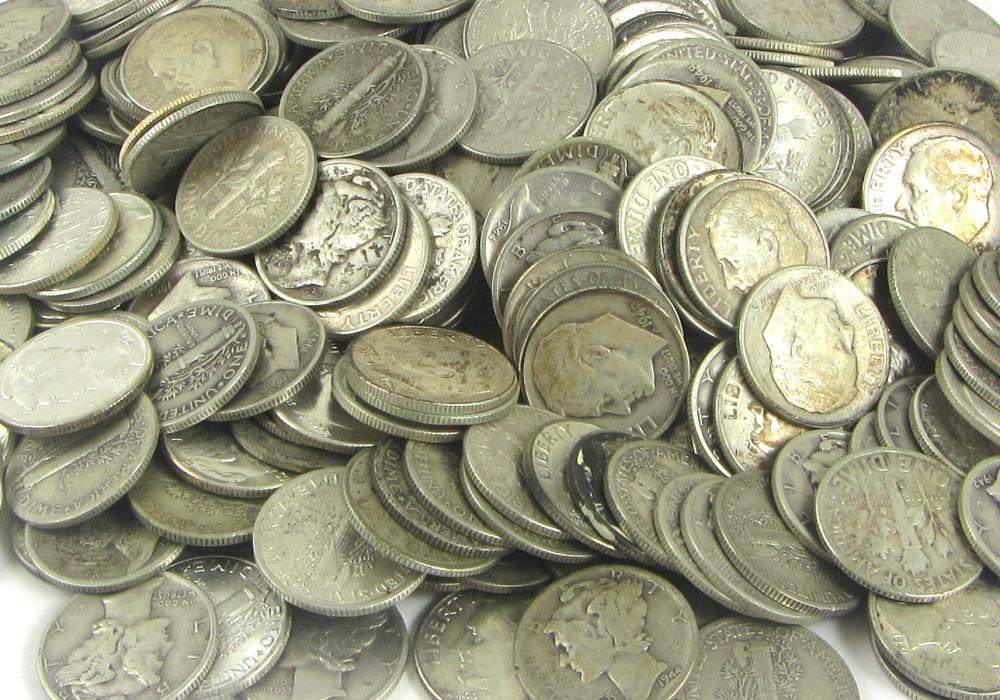 U.S. SILVER DIMES COLLECTION, MIXED