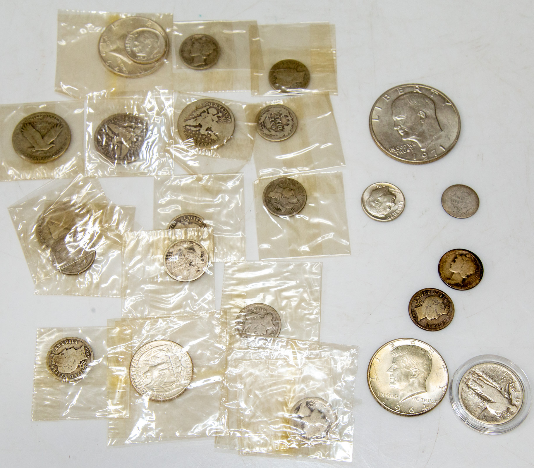US SILVER & TYPE COINS 1853 Half