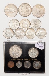 US SLIVER COINS & OBSOLETE SET