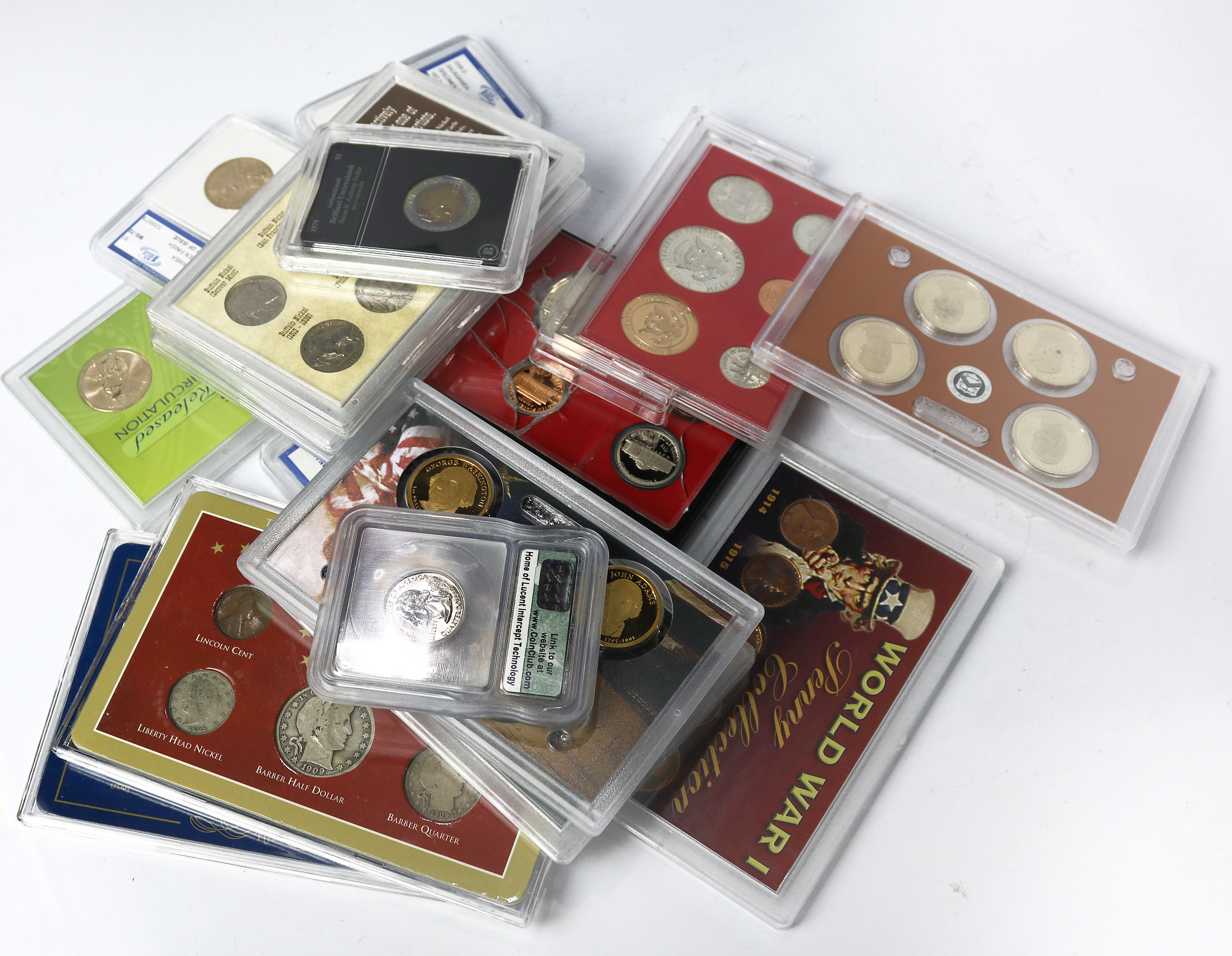 U.S. SOUVENIR COIN SETS. U.S.