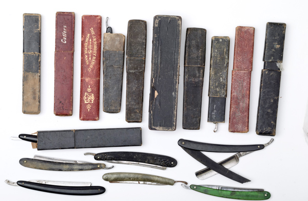 U.S. Straight Razors Lot of Sixteen