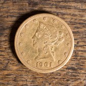 U.S. TEN DOLLAR GOLD COINU.S.