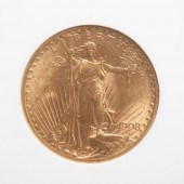 U.S. TWENTY DOLLAR GOLD COIN,