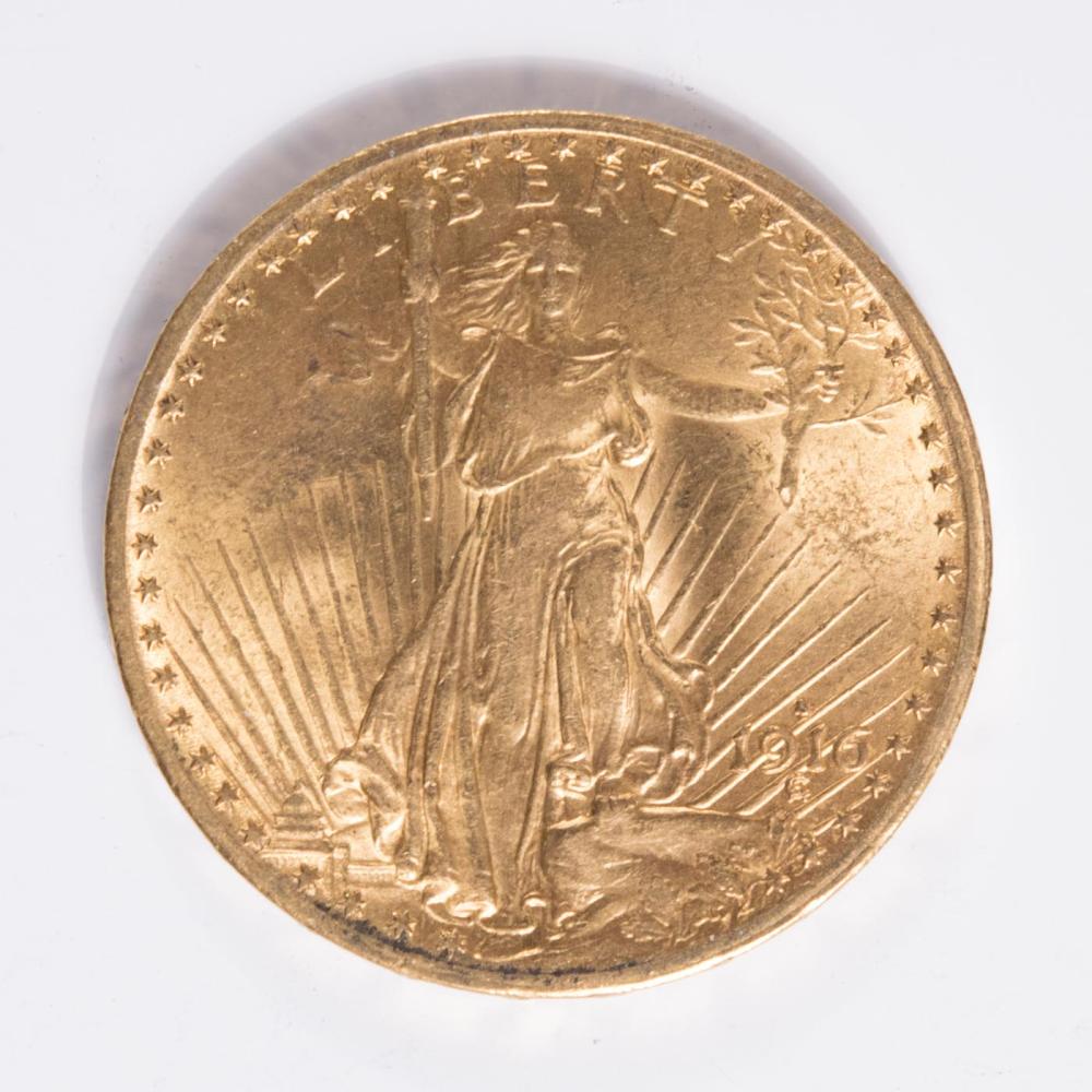 U.S. TWENTY DOLLAR GOLD COINU.S.
